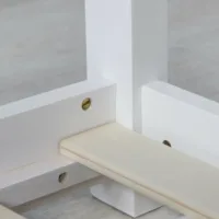 Hausbett 80x160 - Kinder- und Juniorbett - Farbe: Weiß