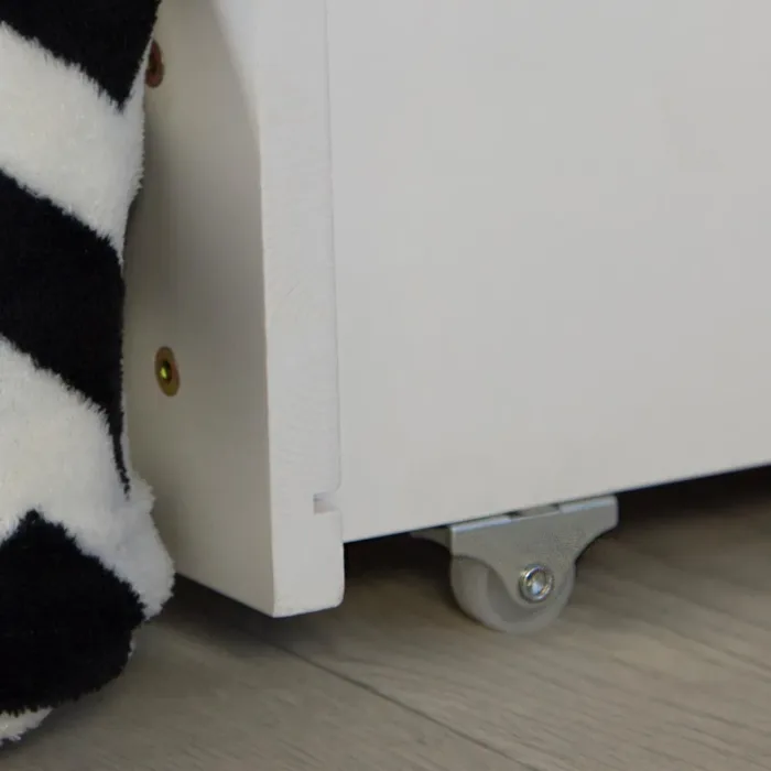 Etagenbett 90x200 - Kinderbett mit 2 Schlafplätzen - Farbe: Weiß