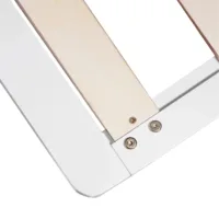 Massivholzbett 90x200 - Palettenbett ohne Kopfteil - Farbe: Weiß
