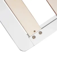 Massivholzbett 90×200 – Palettenbett mit zwei Bettkästen – Farbe: Weiß