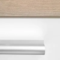 Küchenmodule 80 cm Breite - Oberschrank und Unterschrank mit Arbeitsplatte - Farbe: Natur-Weiß
