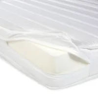 Polsterbett 90x200 mit hohem Kopfrahmen - Einzelbett mit Matratze - Farbe: Grau