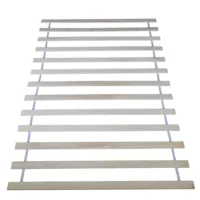 Komfortables Rolllattenrost 140x200 aus stabilem Kiefernholz - Massivholz in Natur