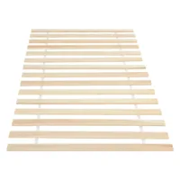 Massivholz Rolllattenrost 90x200 cm - Stabile Unterstützung durch Lattenrost in Natur aus Kiefernholz