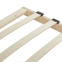 Hochwertiger Lattenrost 90x200 - Massivholz Federleistenrahmen mit 13 Latten in Natur