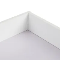 Bettschublade für mehr Stauraum unter dem Bett - Bettkasten mit Rollen - Farbe: Weiß