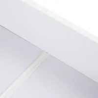 Bettschublade für mehr Stauraum unter dem Bett - Bettkasten mit Rollen - Farbe: Weiß