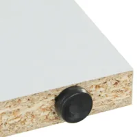 Holztisch mit Schwebeoptik: Einladender Couchtisch für ein modernes Zuhause - Farbe: Weiß Natur