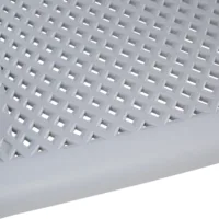 Outdoor-Sessel mit Stapelfunktion - Bequeme wetterbeständige Armlehnensessel - Farbe: Grau