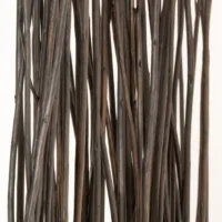 Geprüfte Retourware - Paravent - 3-teilig - Weide Naturprodukt Stäbe - 120 cm Breite und 170 cm Höhe - Farbe: Braun