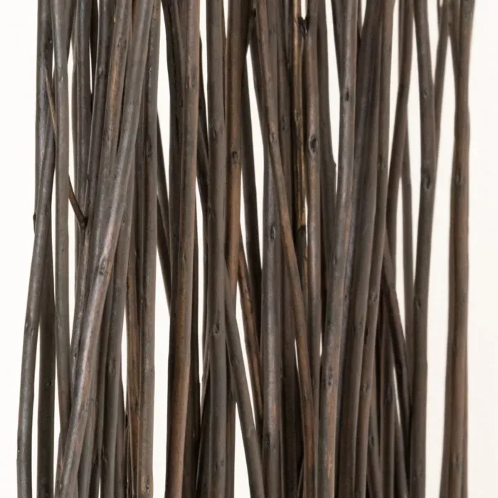 Geprüfte Retourware - Paravent - 3-teilig - Weide Naturprodukt Stäbe - 120 cm Breite und 170 cm Höhe - Farbe: Braun
