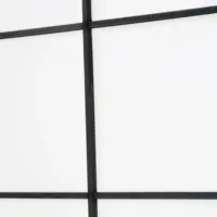 Geprüfte Retourware - Paravent Raumteiler 5-teilig, 220x175 cm - Holz Shoji Reispapier in Schwarz mit Weiß