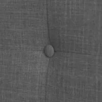 Klassisches Polsterbett 120x200 - Doppelbett mit einem hohem Kopfteil - Farbe: Grau