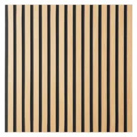 Paneel für die Raumakustik 60x60 cm - Wandverkleidung in Natur Schwarz