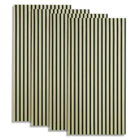 Vier Akustikpaneele für die Schallisolierung 60x120 cm - Dämmende Wandverkleidung in Beige Schwarz