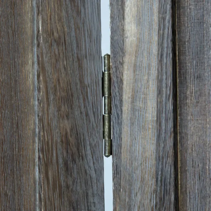 Geprüfte Retourware - Paravent Raumteiler 3-teilig, 120x170 cm - Holz Sichtschutz mit Design Verzierungen Braun