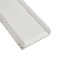 Kinderbett 90x200 - Hochbett mit Rutsche und Leiter - Farbe: Weiß