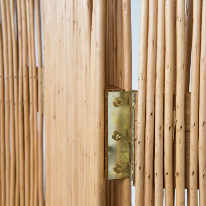 Geprüfte Retourware - Paravent Raumteiler 3-teilig - Weide Naturprodukt Stäbe - 120 cm Breite und 170 cm Höhe - Farbe: Natur – Bild 6