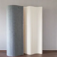 Geprüfte Warenrückläufer - Raumteiler - Paravent - 250 cm Breite und 190 cm Höhe - Farbe: Weiß