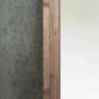 Bambusraumteiler 250 cm Breite 200 cm Höhe - Paravent in Wellenform - Farbe: Dunkelbraun