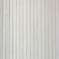 Sichtschutz 250 cm Breite 200 cm Höhe - Bambus Trennelement in Wellenform - Farbe: Weiß