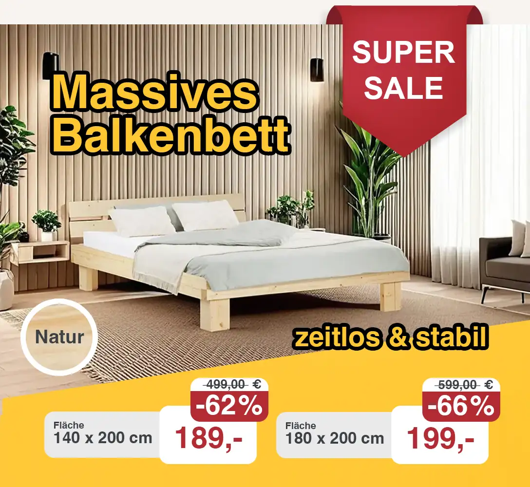 Einrichtungszeit-Massives-Balkenbett-Moebel-Super-Sale-natur