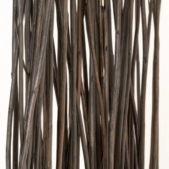 Raumteiler Naturprodukt 120 x 170 cm - Paravent 3 teilig aus Weide Holz Geflecht - Farbe: Natur Braun