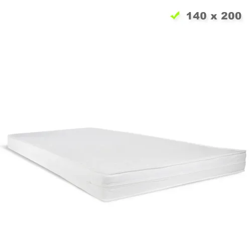 Komfortmatratze 140x200 cm H2 - Matratze in Weiß – Matratze für geruhsamen Schlaf
